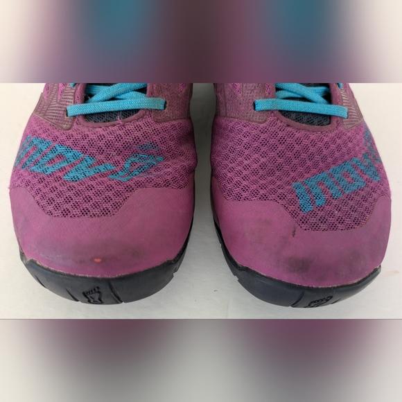 Inov8 Women’s Size 7 F-Lite 250 w/ Power Heel Purple Teal Running Shoes Sneakers - Picture 6 of 14